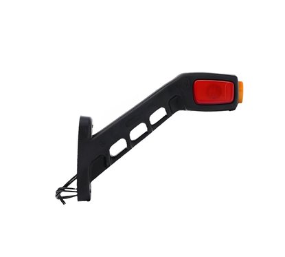 Lampa gabarit cu brat 186mm, cotit la 45°, Led NEON, 3 functii, dreapta, W48N LOGO 2049NP Was