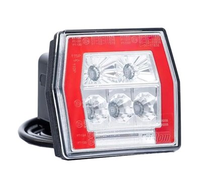 Lampa spate 99,6x93, 4 functii, iluminare numar, LED Neon, FT-120T Fristom 