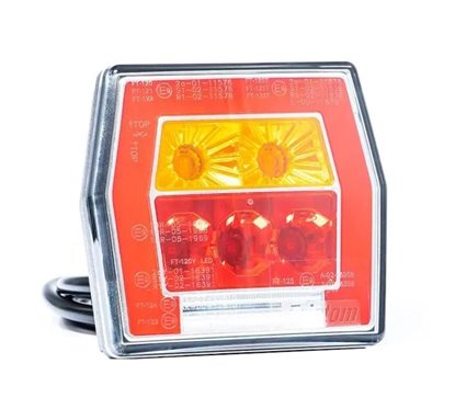 Lampa spate 99.6x93, 4 functii, iluminare numar, LED Neon, FT-122T Fristom