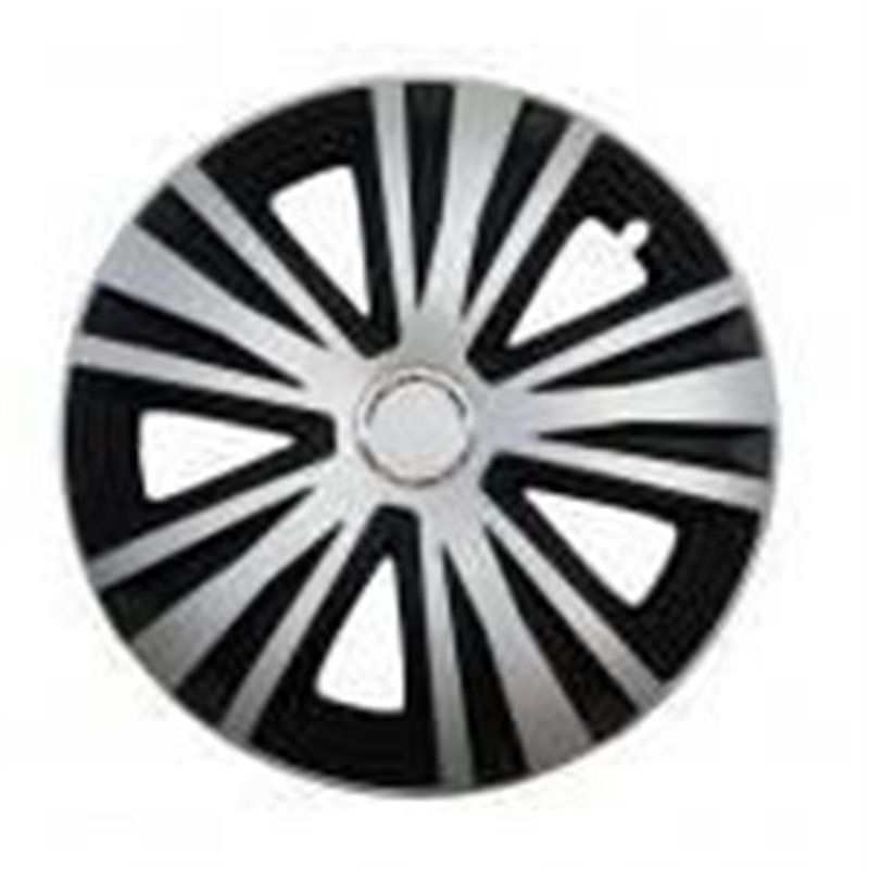 Capace roti 15'' Jestic Glory II cu inel, grafit cu argintiu Capace roti 15'' Jestic Glory II cu inel, grafit cu argintiu