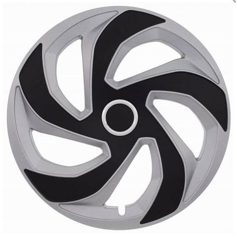 Capace roti 15'' Jestic Rex II cu inel, grafit cu argintiu Capace roti 15'' Jestic Rex II cu inel, grafit cu argintiu