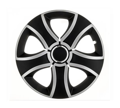 Capace roti 15" Jestic Bis II cu inel, grafit cu argintiu