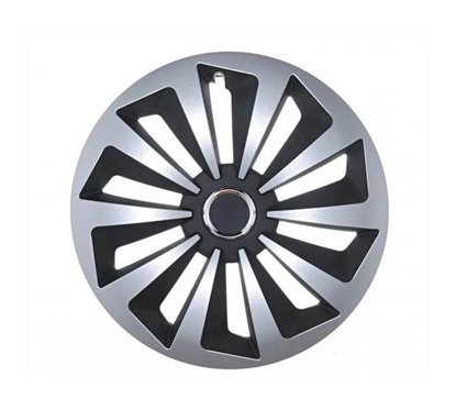 Capace roti 15" pret/buc Jestic Fox II cu inel, grafit cu argintiu