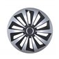 Capace roti 15" pret/buc Jestic Fox II cu inel, grafit cu argintiu Capace roti 15" pret/buc Jestic Fox II cu inel, grafit cu argintiu