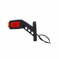 Lampa gabarit cu brat 134mm, cotit la 45°, Led NEON, 3 functii, stanga, W48N LOGO 2051NL Was