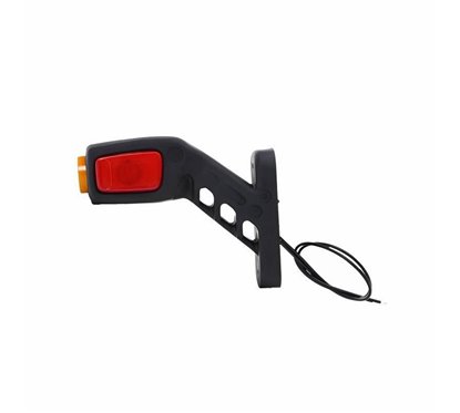 Lampa gabarit cu brat 134mm, cotit la 45°, Led NEON, 3 functii, stanga, W48N LOGO 2051NL Was