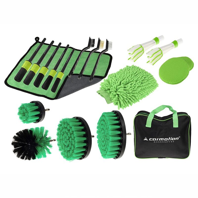 Set curatare, detailing auto, 19 piese, interior-exterior, 83100 Carmotion Set curatare, detailing auto, 19 piese, interior-exterior, 83100 Carmotion