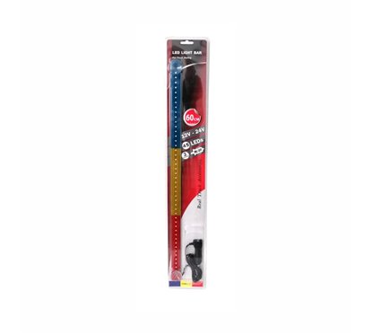 Banda luminoasa camion, 84 LED-uri, 12-24V, prindere cu ventuze,  Steag Romania, 100U102RO 