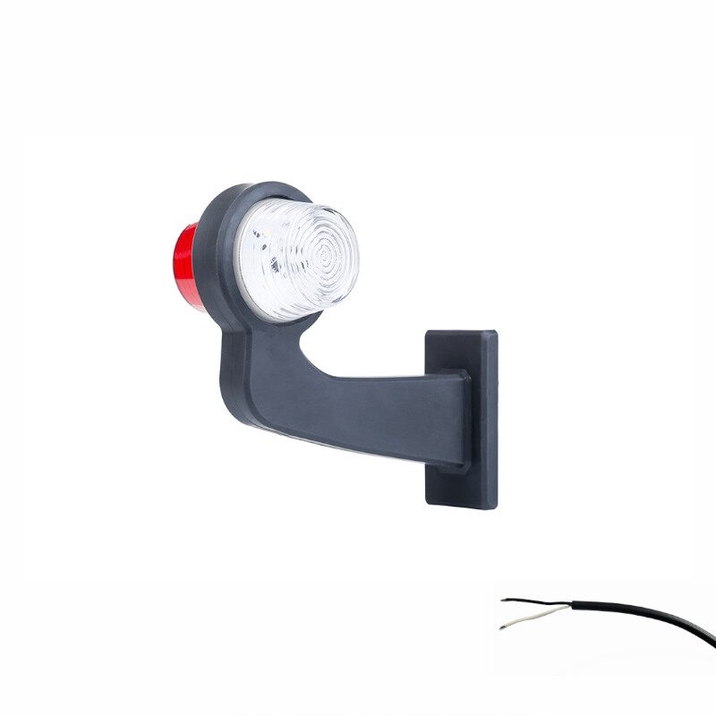 Lampa gabarit cu brat 192mm, cotit la 90°, LED, OLD SCHOOL, dreapta, cablu 5m, LD 2561 Horpol Lampa gabarit cu brat 192mm, cotit la 90°, LED, OLD SCHOOL, dreapta, cablu 5m, LD 2561 Horpol