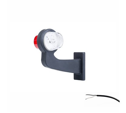 Lampa gabarit cu brat 192mm, cotit la 90°, LED, OLD SCHOOL, dreapta, cablu 5m, LD 2561 Horpol