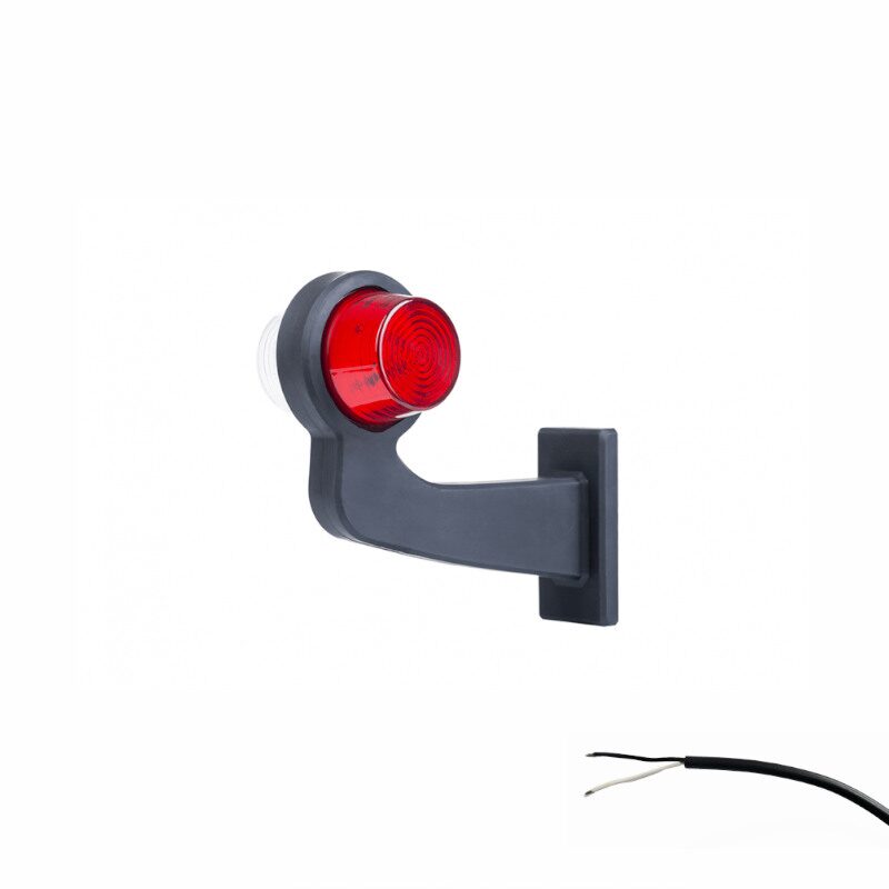 Lampa gabarit cu brat 192mm, cotit la 90°, LED, OLD SCHOOL, stanga, cablu 5m, LD 2560 Horpol Lampa gabarit cu brat 192mm, cotit la 90°, LED, OLD SCHOOL, stanga, cablu 5m, LD 2560 Horpol