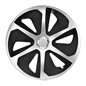 Capace roti 16'' Jestic Roco II cu inel, grafit cu argintiu Capace roti 16'' Jestic Roco II cu inel, grafit cu argintiu