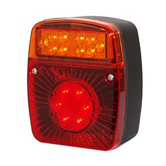 Lampa spate 101x121, 4 functii, iluminare numar, stanga, LED, W18UD 475 Was  
