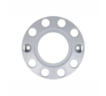 Capac roata 22.5", gol, material otel, pentru autobuz, tir, Volvo, Scania, Daf, Man, Iveco, 10 gauri, gri 5252SZ A2A