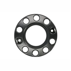 Capac roata 22.5", gol, material otel, pentru autobuz, tir, Volvo, Scania, Daf, Man, Iveco, 10 gauri, negru 5252CZ A2A