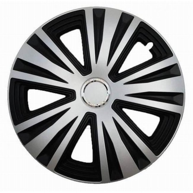Capace roti 16'' Jestic Glory II, cu inel, grafit cu argintiu Capace roti 16'' Jestic Glory II, cu inel, grafit cu argintiu