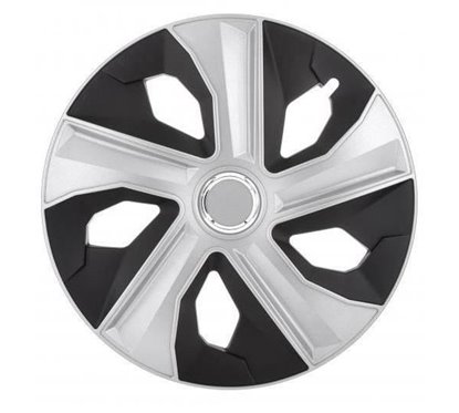Capace roti 16'' Jestic Luna II cu inel, grafit cu argintiu
