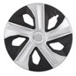 Capace roti 16'' Jestic Luna II cu inel, grafit cu argintiu Capace roti 16'' Jestic Luna II cu inel, grafit cu argintiu