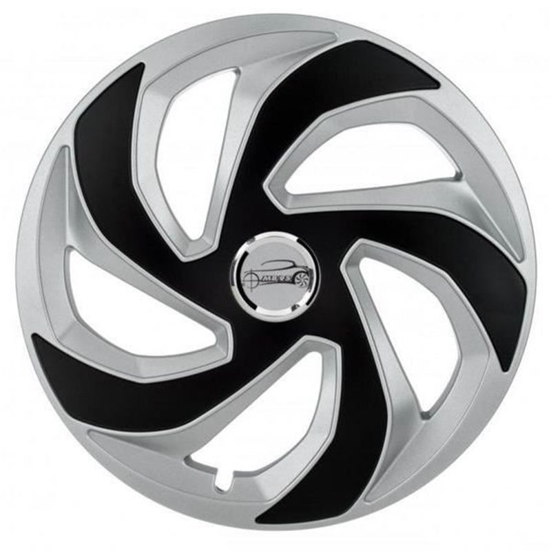 Capace roti 16'' Jestic Rex II cu inel, grafit cu argintiu Capace roti 16'' Jestic Rex II cu inel, grafit cu argintiu