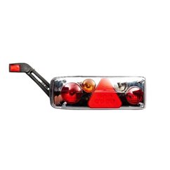 Lampa spate 372x129 cu triunghi si lampa gabarit, montaj cu fir, 5 functii, Led, 24V stanga 201408-L Ceray