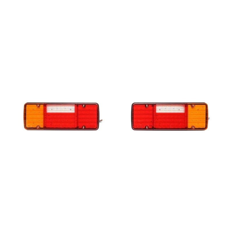 Lampa stop 330x140, 4 functii, mers inapoi, suport metalic, SET 2 buc, 92850 TruckLight Lampa stop 330x140, 4 functii, mers inapoi, suport metalic, SET 2 buc, 92850 TruckLight