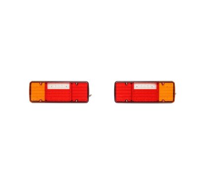 Lampa stop 330x140, 4 functii, mers inapoi, suport metalic, SET 2 buc,  92850 TruckLight