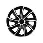 Set 4  capace roti 15inch, Quad Bicolor Silver KC63147 Carmotion