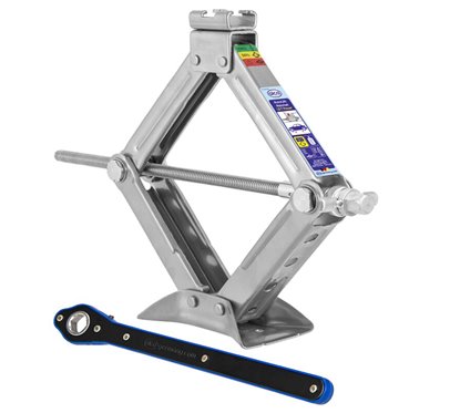 Cric foarfeca, 1.5T, 25-39cm, cu cheie cu clichet, 17mm, TUV, 436.60 Alca