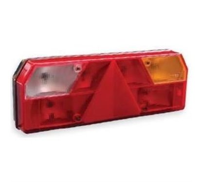 Lampa spate 423x147, 8 functii, cu triunghi si cablu, stanga, 511410 Mars