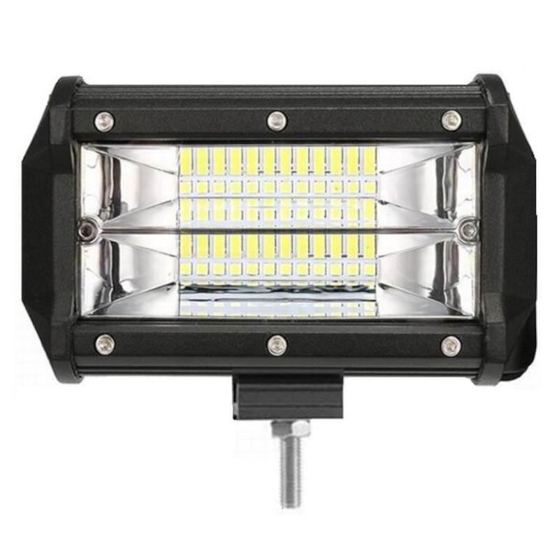 Proiector lucru 130x80, LED, 2 randuri, 9-30V / 72W, 3600lm, flood, 5"24x72wFog Proiector lucru 130x80, LED, 2 randuri, 9-30V / 72W, 3600lm, flood, 5"24x72wFog