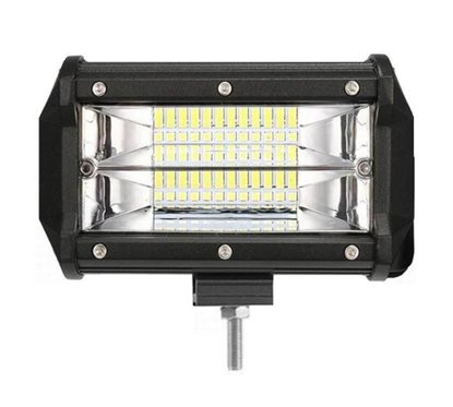 Proiector lucru 130x80, LED, 2 randuri, 9-30V / 72W, 3600lm, flood, 5"24x72wFog