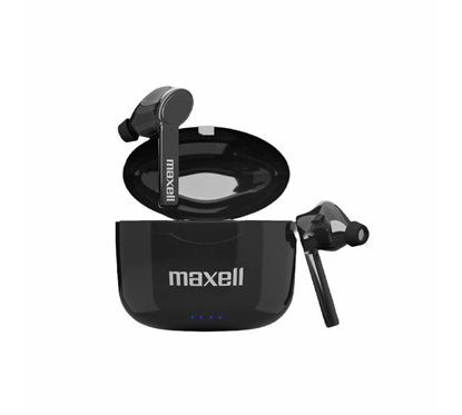 Casti audio, bluetooth, cu microfon, negre, cu statie de incarcare, Bass B13-SYNC UP Maxell 