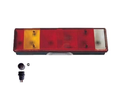 Lampa spate 465x130, 8 functii, cu mufa, dreapta, LT250ms Promot