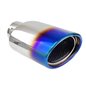Ornament toba interior 30(50), exterior 58, L180 oval, crom si albastru 02356 Amio