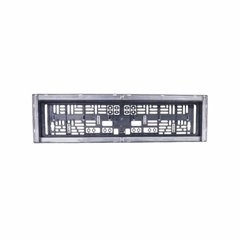Suport numar cu catadioptru reflectorizant alb, 58x16cm, W253 2120 Was