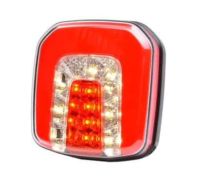 Lampa spate 108x102, 3 functii, LED, stanga/dreapta W146 1091 Was