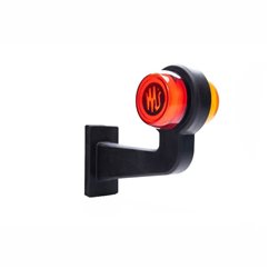 Lampa gabarit brat 149mm, cotit la 90°, galben cu rosu, LED Neon, dreapta, W74.4 LOGO 2263 P/II WAS