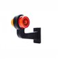 Lampa gabarit brat 149mm, cotit la 90°, galben cu rosu, LED Neon, stanga, W74.4 LOGO 2263 L/II WAS Lampa gabarit brat 149mm, cotit la 90°, galben cu rosu, LED Neon, stanga, W74.4 LOGO 2263 L/II WAS