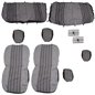 Set huse auto stofa, universale, negru, alb cu gri, DLZ53 Dealiz Set huse auto stofa, universale, negru, alb cu gri, DLZ53 Dealiz