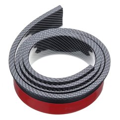 Cheder ornament protectie aripa, 30x7mm, tip L, carbon, set 4 bucati x 1.6m, FS-7013