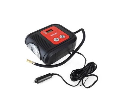 Compresor aer 12V, 10bar, digital cu lanterna cu LED si adaptori 02380 Amio