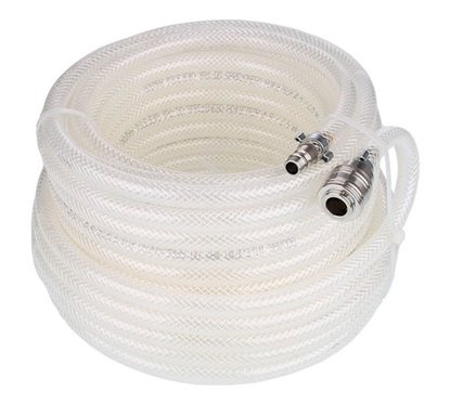 Furtun aer compresor 20m cu cupla rapida, transparent, 63555 Carmotion