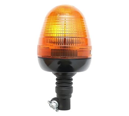 Girofar 12/24V h305, prindere pe tija flexi, melc cu 2 becuri H1, WL189G, BK87606 Breckner