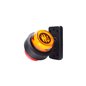 Lampa gabarit brat 60mm, Led NEON, galben cu rosu, stanga-dreapta, W74.2A LOGO 2260/II Was Lampa gabarit brat 60mm, Led NEON, galben cu rosu, stanga-dreapta, W74.2A LOGO 2260/II Was