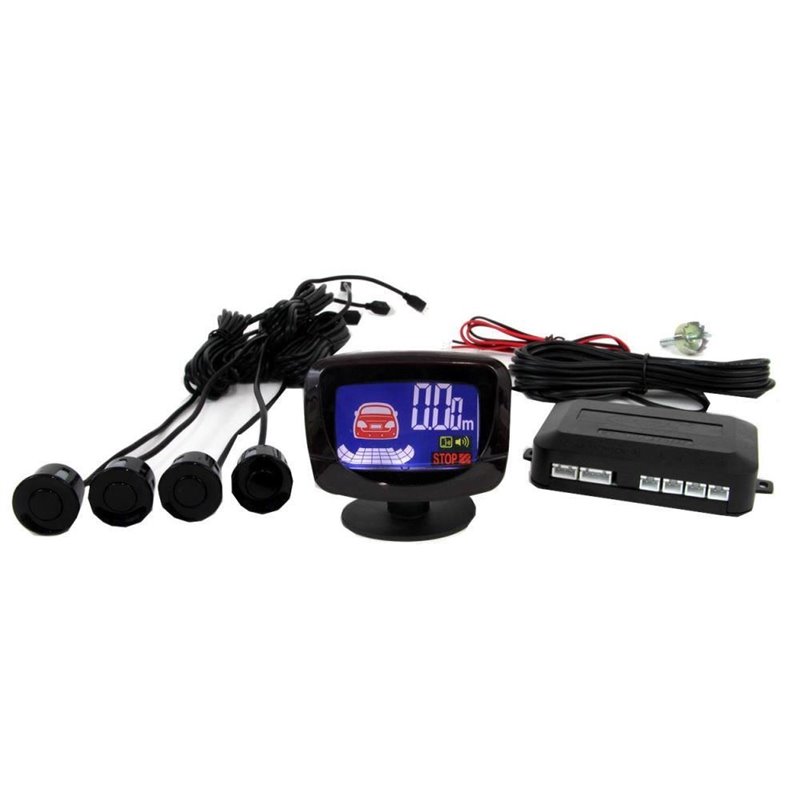Set 4 senzori parcare Display LED Graf, fi22, cu minimonitor, 01562 Amio