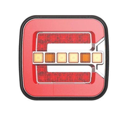 Lampa stop 110x102, 3 functii, LED, RCL-08-LP, 02373 Amio