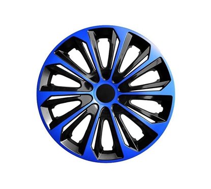 Set 4 capace roti 15inch, Strong Duocolor Blue-Black KC63120 Carmotion