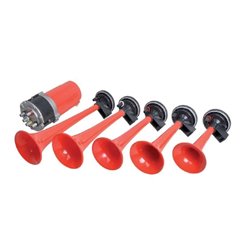 Claxon 12V, 5 pipe, cu compresor 6155 Automax