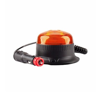 Girofar 12-24V h69, 18 LED-uri, 15W, cu magnet sau 3 suruburi 02924 Amio