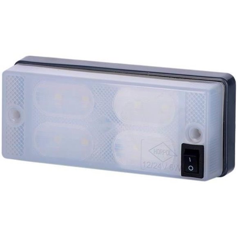 Lampa interior plafon, 108x46 LAM018/KLWD658 LED, cu intrerupator 12/24V Horpol
